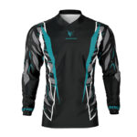 Maillot motocross Siberian Noir Teal