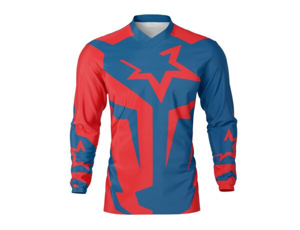 Maillot motocross Signature Bleu