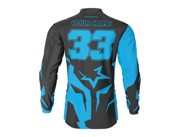 Maillot motocross Signature Cyan 2
