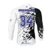 Maillot motocross Smash Blanc Noir