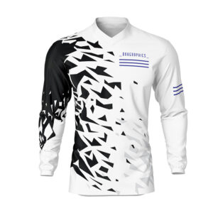 Maillot motocross Smash Blanc Noir