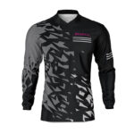 Maillot motocross Smash Noir Gris