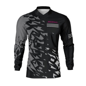 Maillot motocross Smash Noir Gris