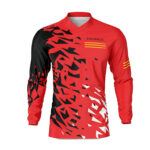 Maillot motocross Smash Rouge Noir