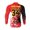 Maillot motocross Smash Rouge Noir 2