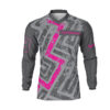 Maillot motocross Throwback Gris