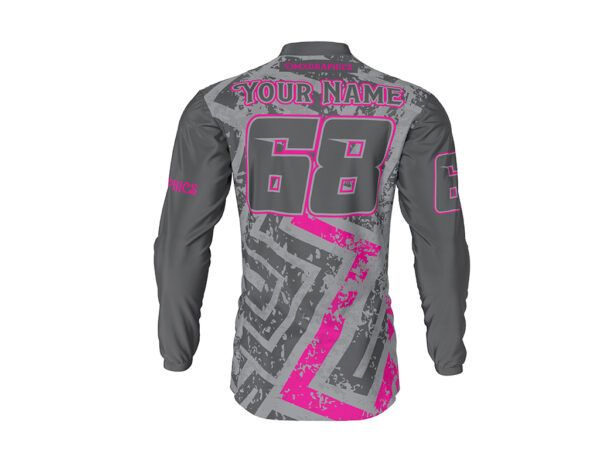 Maillot motocross Throwback Gris 2