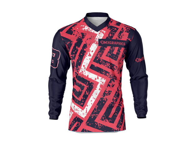 Maillot motocross Throwback Navy