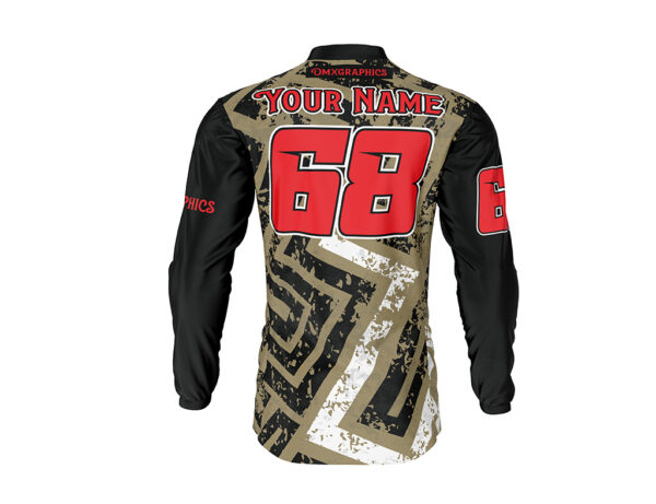Maillot motocross Throwback Noir 2