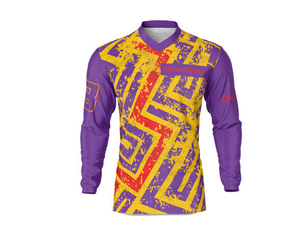 Maillot motocross Throwback Violet