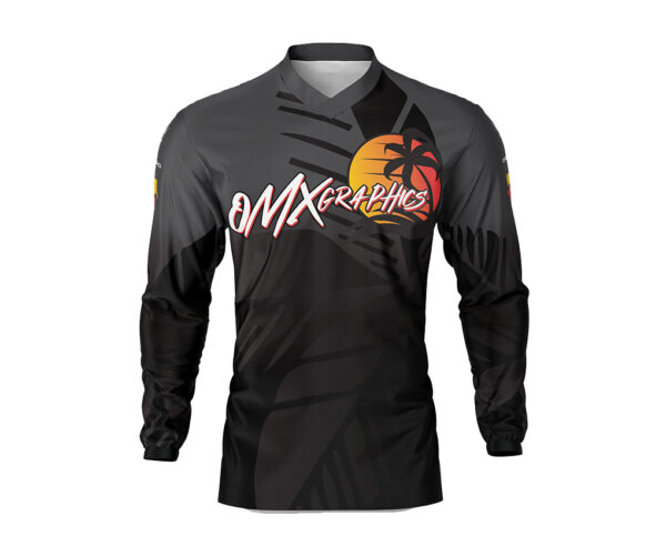 Maillot motocross Tropical Gris