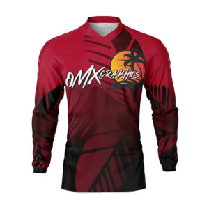 Maillot motocross Tropical Rouge