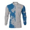Maillot motocross Unite Bleu Gris