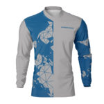 Maillot motocross Unite Bleu Gris
