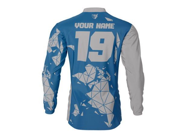 Maillot motocross Unite Bleu Gris 2