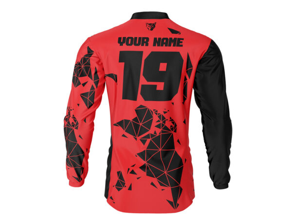 Maillot motocross Unite Rouge Noir 2