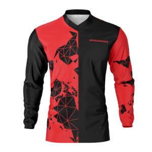 Maillot motocross Unite Rouge Noir