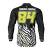 Maillot motocross Wild Noir Blanc 2