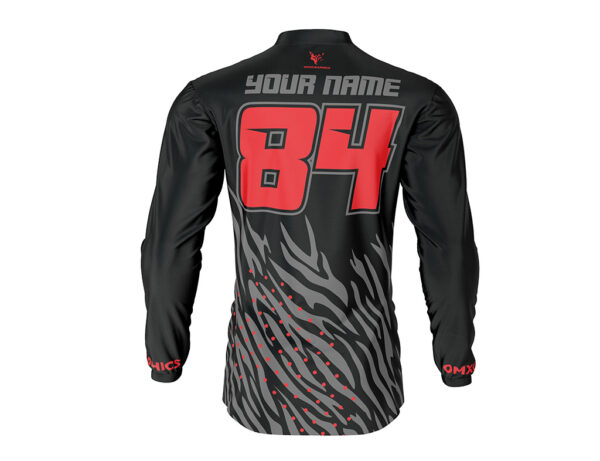Maillot motocross Wild Noir Gris 2