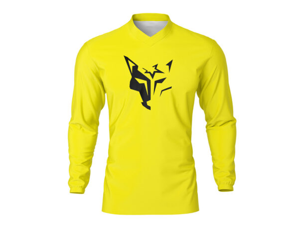 Maillot motocross Wolf Jaune