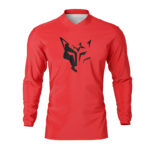Maillot motocross Wolf Rouge