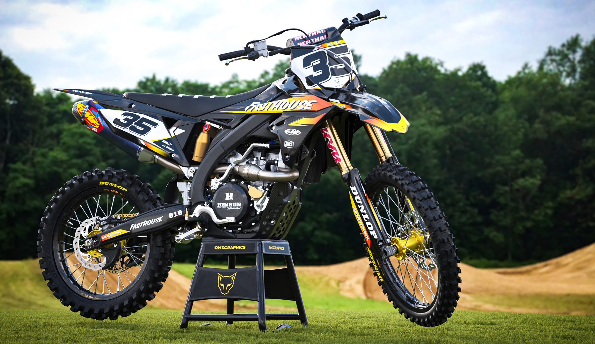 Kits déco motocross personnalisés
